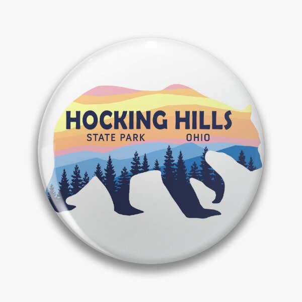Item preview, Hocking Hills State Park Sunset Bear Logo designed and sold by VanyaKar.