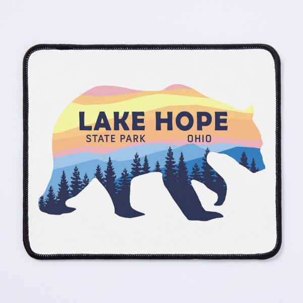 Item preview, Lake Hope State Park Sunset Bear Logo designed and sold by VanyaKar.
