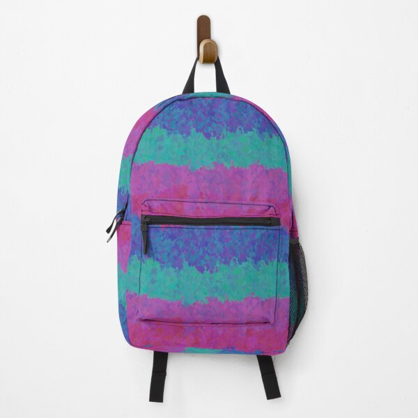 Item preview, Abstract pink purple teal and blue repeating pattern designed and sold by Yumikit.