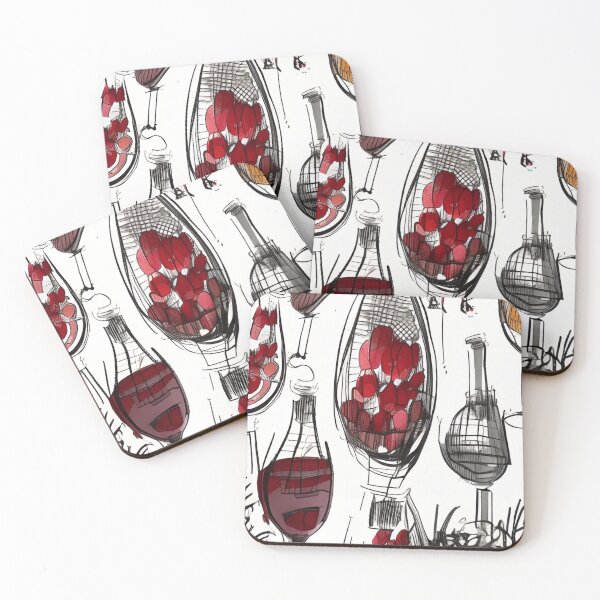 Item preview,  red wine glass  pattern designed and sold by optimusprime39.