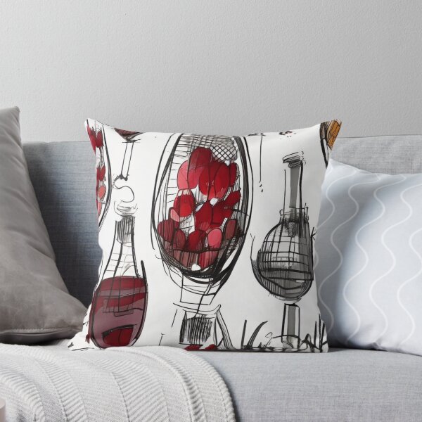 Item preview,  red wine glass  pattern designed and sold by optimusprime39.