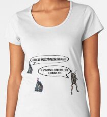 neue Unterhosen auf dem Weg Frauen Premium T-Shirts