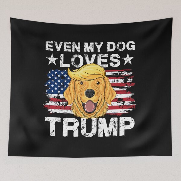Item preview, Even My Dog Loves Trump 2024 Supporter Vote T Shirt designed and sold by Blue-Rechard.