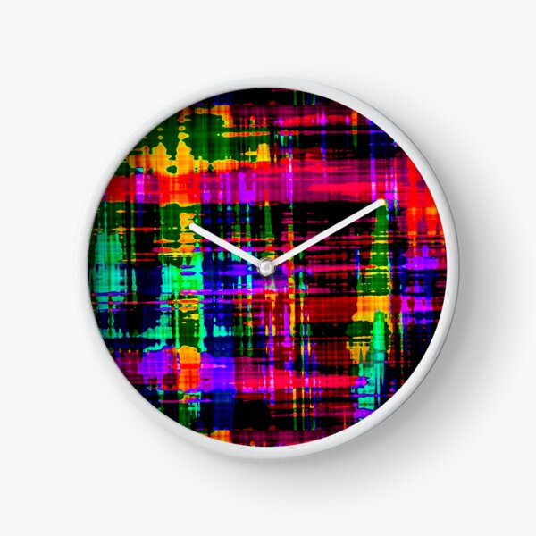 Abstract Art Clock
