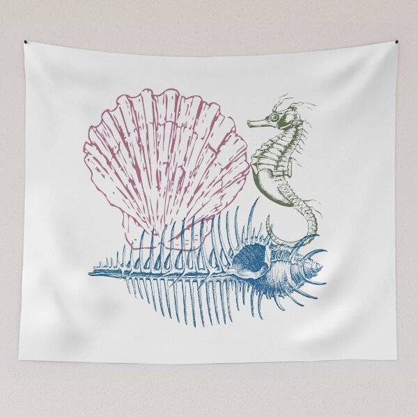 Item preview, Seashells And A Seahorse designed and sold by Heathermarie321.