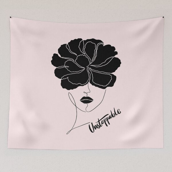 Item preview, Unstoppable Blooming Woman designed and sold by BohemiWANDERS.