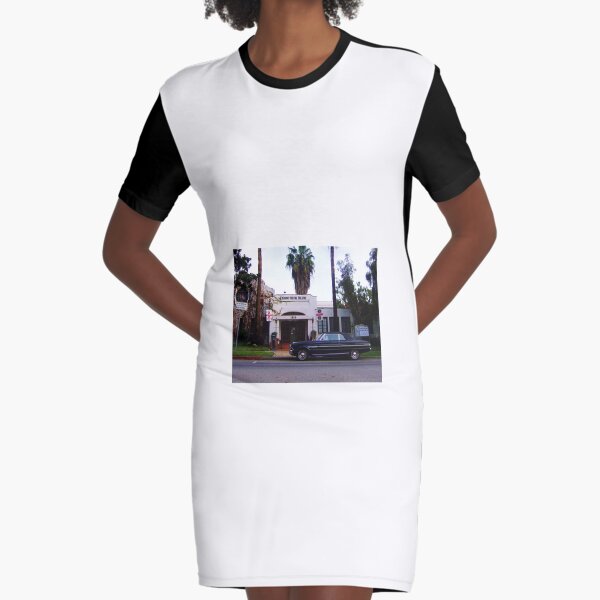 Theater Parking Graphic T-Shirt Dress