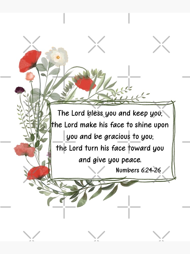Numbers 6 24 26 The Blessing Poster For Sale By EbethS Redbubble shared-post-https-bible-bible-1-gal-5-25-kjv