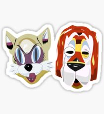 Breakfast at Tiffany's Masks Sticker