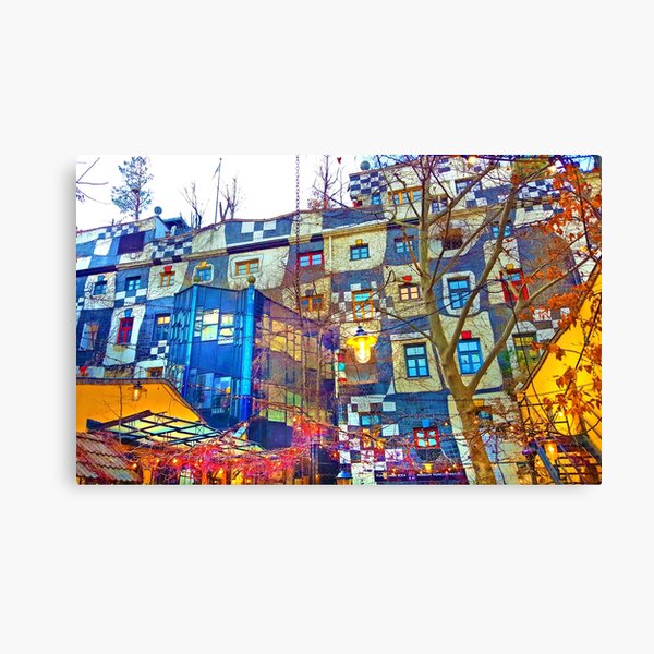Hundertwasser Museum. Vienna. Austria Canvas Print