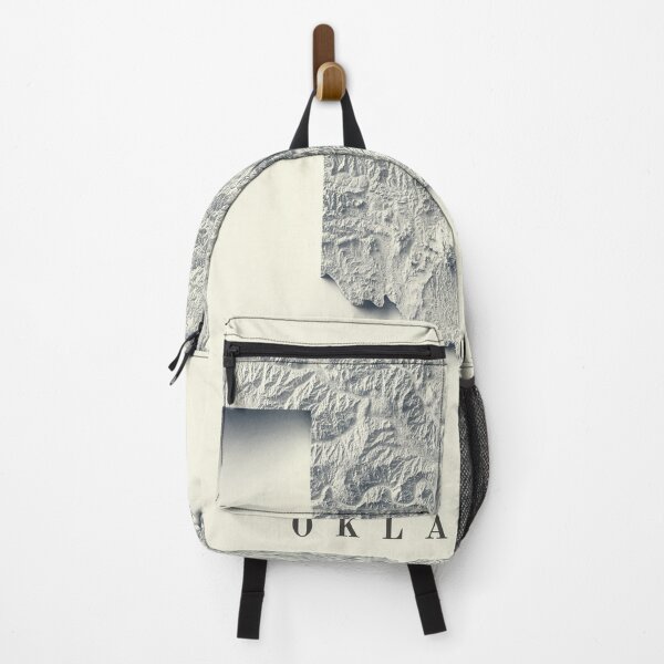 Item preview, Oklahoma, USA Relief Map 3D digitally-rendered designed and sold by ThinkAboutMaps.