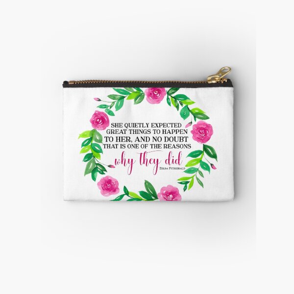 Item preview, Zelda Fitzgerald Great Things Quote designed and sold by Reagan Richard.