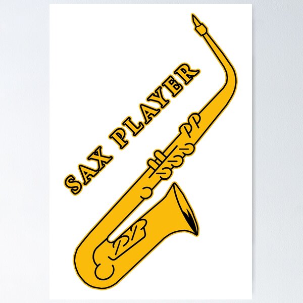 Item preview, Sax Player Saxophone designed and sold by janraydesigns.