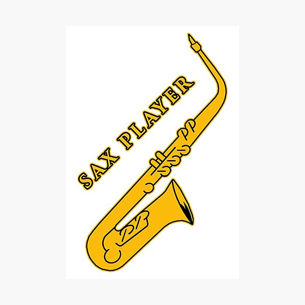 Item preview, Sax Player Saxophone designed and sold by janraydesigns.