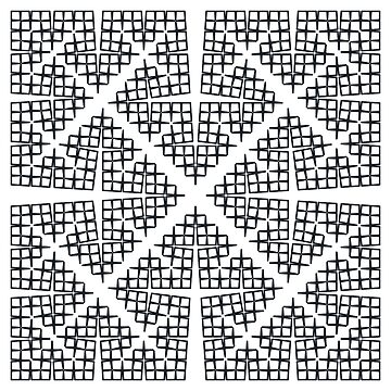 Artwork thumbnail, Cesàro Fractal - Square by joshdbb