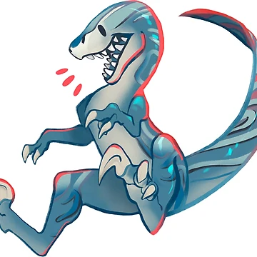 Artwork thumbnail, Happy Raptor! by PaintedMischief