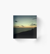 Sunset at Dingli Acrylic Block