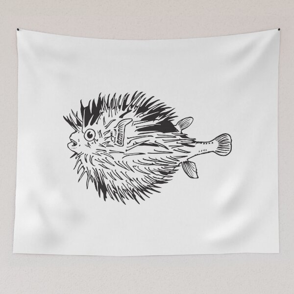 Item preview, Porcupinefish  aka blowfish  designed and sold by close-up.biz.