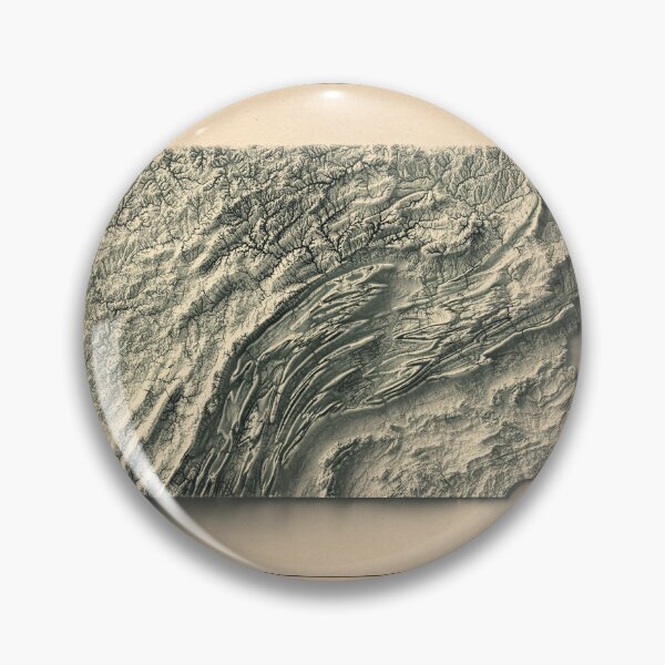 Item preview, Pennsylvania, USA Shaded Relief Map 3D digitally-rendered designed and sold by ThinkAboutMaps.
