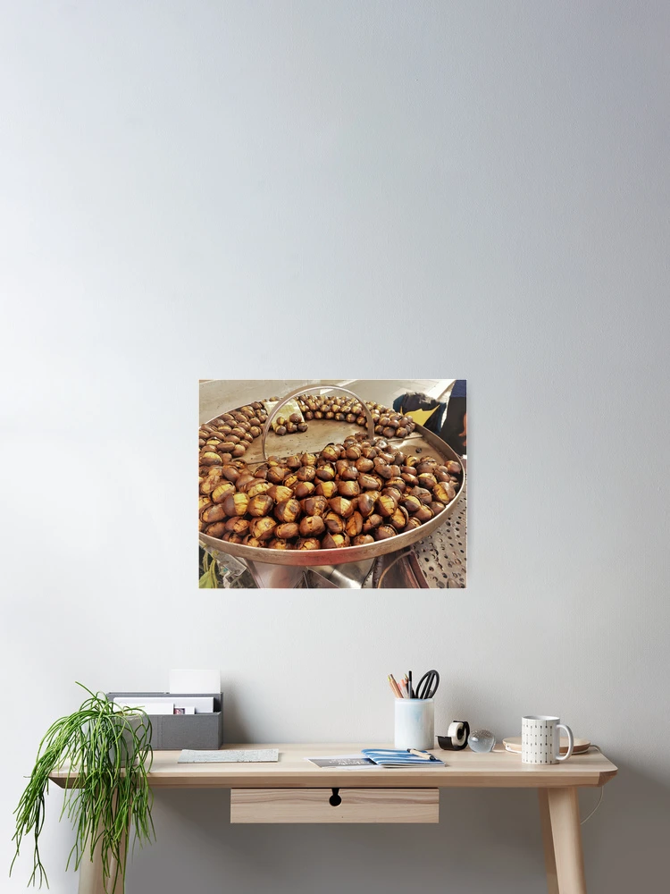 Thumbnail 2 of 3, Poster, Roasted Chestnuts.....................Rome designed and sold by Fara.