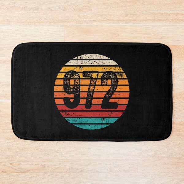 Item preview, Distressed Vintage Sunset 972 Area Code designed and sold by Gold Wings Tees.