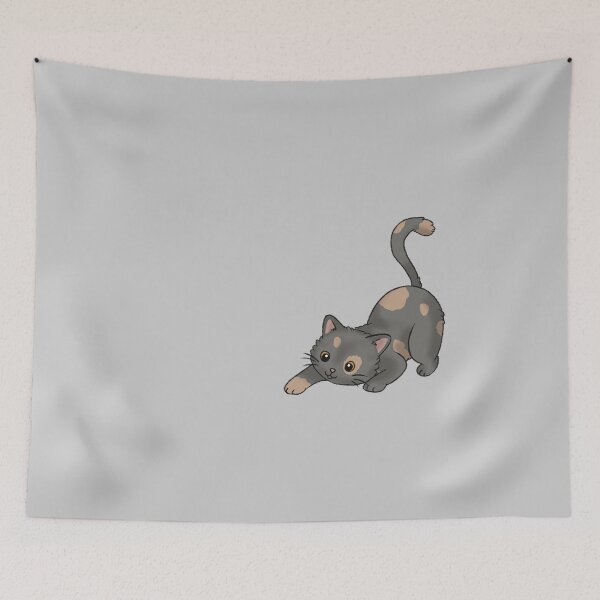 Item preview, Playful Muted Tortie Cat designed and sold by Zephyr-Studio.