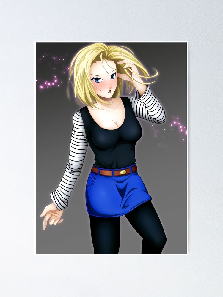 Android 18 Dragon Ball Japanese Poster for Sale by Allenfawnpal