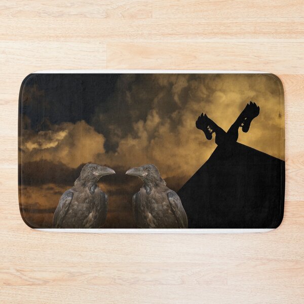 Item preview, Viking Hall with Huginn and Muninn designed and sold by Whisperingpeaks.