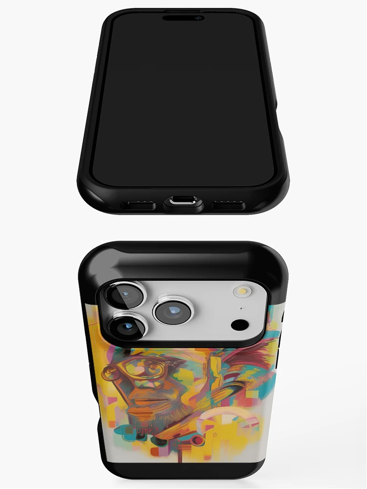 Thumbnail 3 of 4, iPhone Case, Abstract Determination designed and sold by TiltedCode.