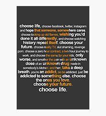 Trainspotting 2 Photographic Print