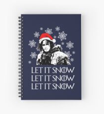 Let it snow - Christmas Spiral Notebook