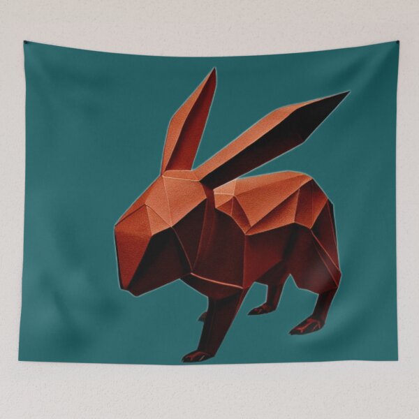Item preview, Red Oragami Bunny designed and sold by ArtzandDesignz.