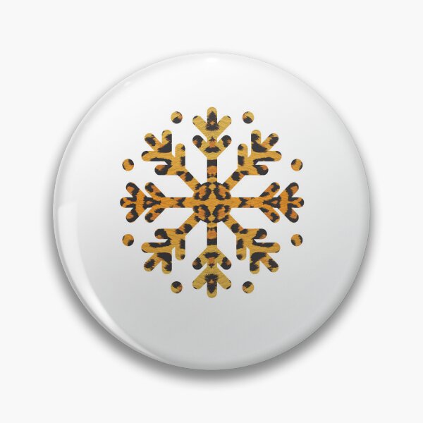Item preview, Snowflake Leopard Print on White Background designed and sold by artfulnotebook.