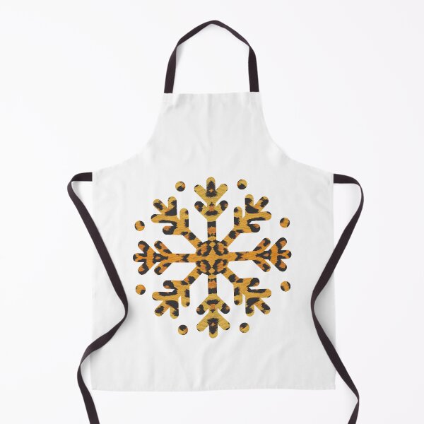 Item preview, Snowflake Leopard Print on White Background designed and sold by artfulnotebook.