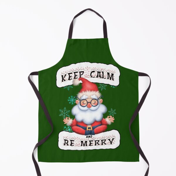 Item preview, Christmas meditating Santa keep calm and be merry designed and sold by AEROSPACE-IND.