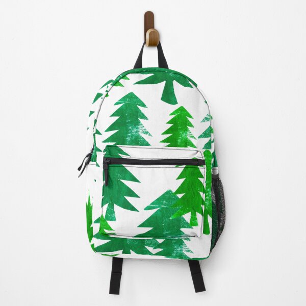 Item preview, Christmas trees green decoration wallpaper designed and sold by handmadehipsters.