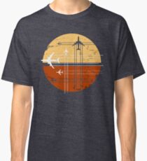 747 Sunrise | Vintage Retro Jumbo Jet Classic T-Shirt