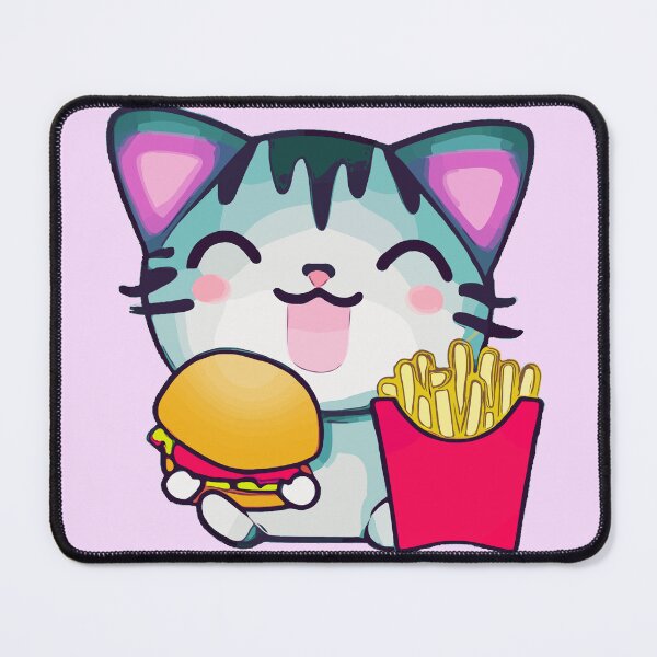 Item preview, Happy Cat with a Happy Meal designed and sold by Mike Rittenhouse.