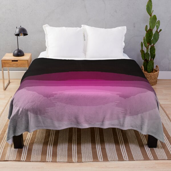 Item preview, Geometric Ombre Magenta Pink Gray Black designed and sold by 2sweetsDesign.
