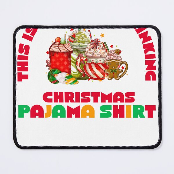 Item preview, My coffee drinking Christmas pajama shirt designed and sold by TheBigBlue.