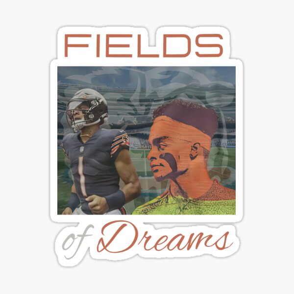 Justin Fields Jersey Sticker for Sale by bsweat