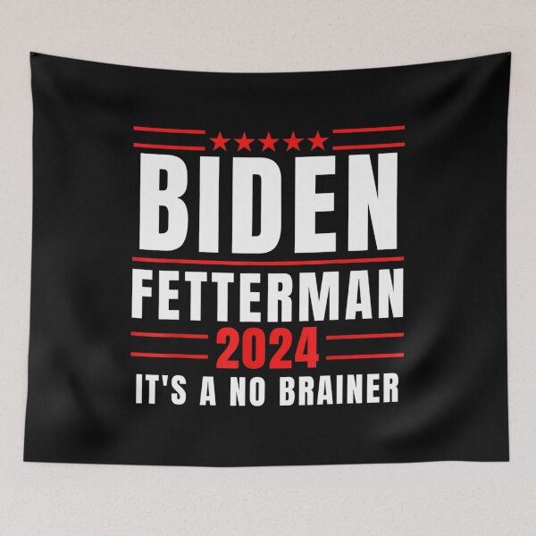 Item preview, Biden Fetterman 2024 It's A No Brainer Political Humor designed and sold by vlahosfeari.