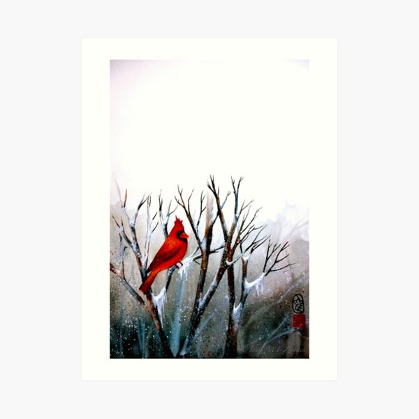Cardinal.. Art Print