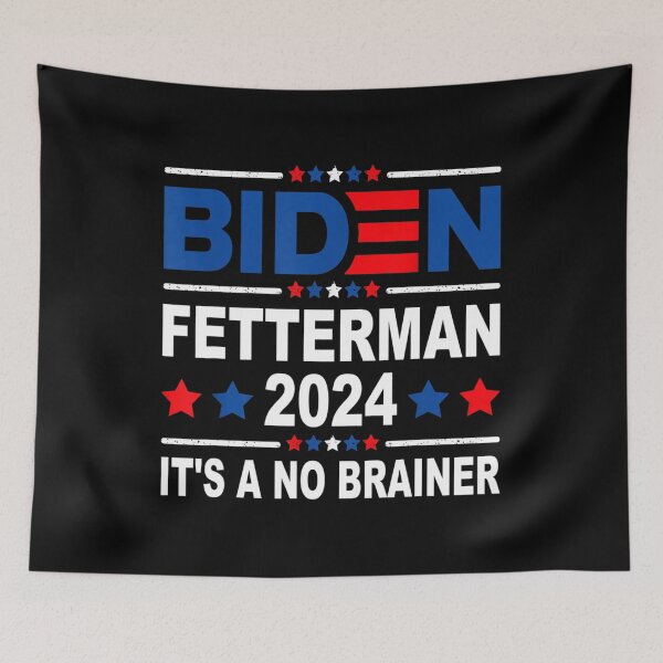 Item preview, Biden Fetterman 2024 It's a No Brainer designed and sold by vlahosfeari.
