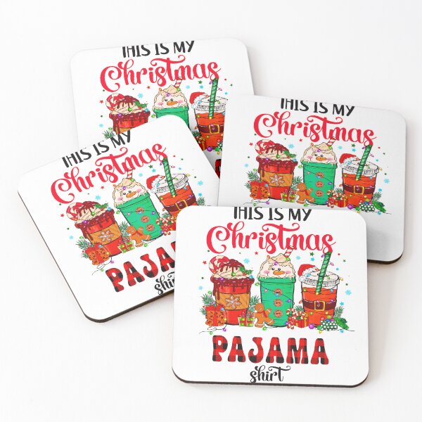 Item preview, Christmas Coffee Pajama Shirt designed and sold by TheBigBlue.