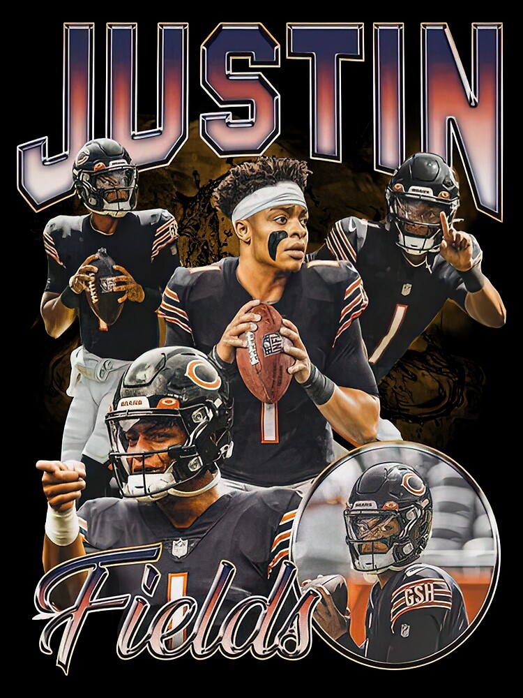 Soldier Fields, Justin Fields, Chicago Bears Poster for Sale by  be-claireful