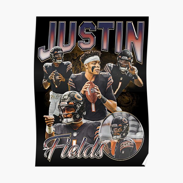 Chicago Bears: Justin Fields 2022 Poster - Officially Licensed NFL