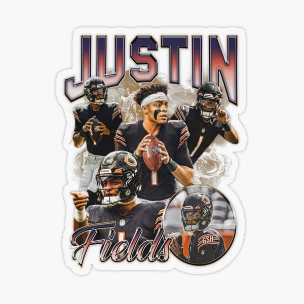 justin fields bears shirt iPhone Case by ZACKRAYBAN