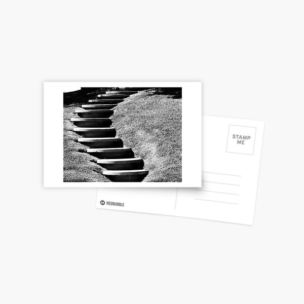 Deco Steps Postcard
