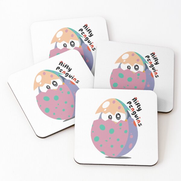 Item preview, Cute Penguins in Colorful Eggshells - Collection N. 10 designed and sold by NiftyPenguins.